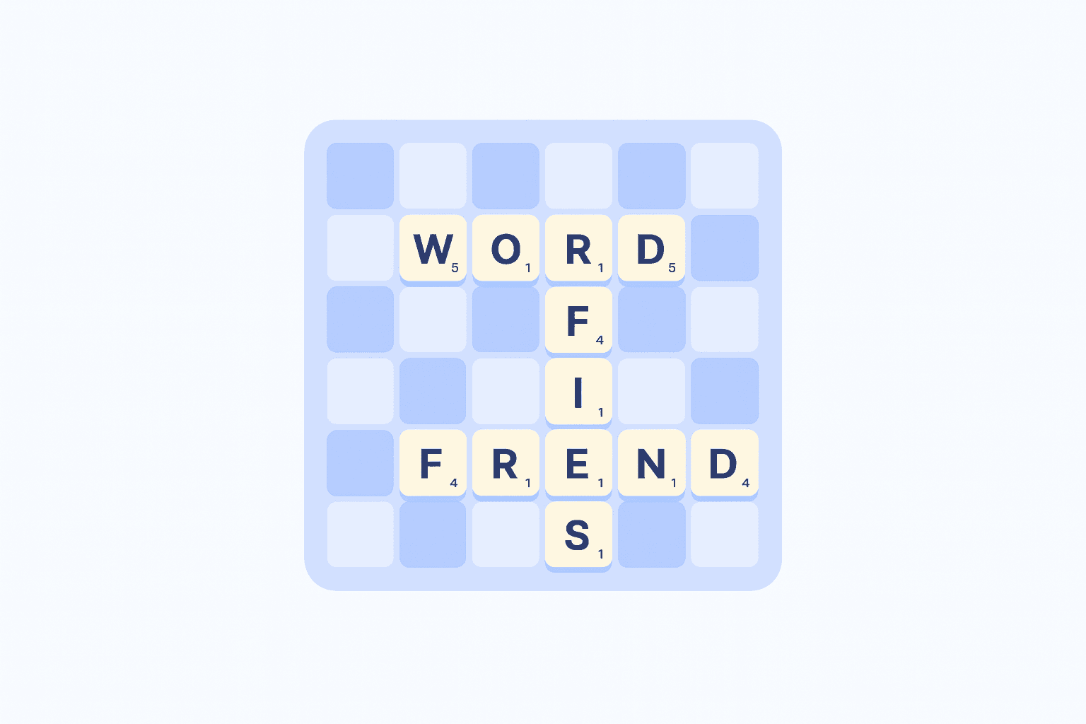 Words With Friends game board example